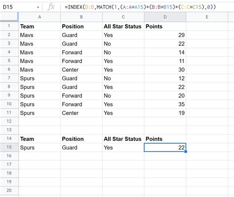 index match multiple criteria google sheets|Google Sheets: Use INDEX MATCH with Multiple .